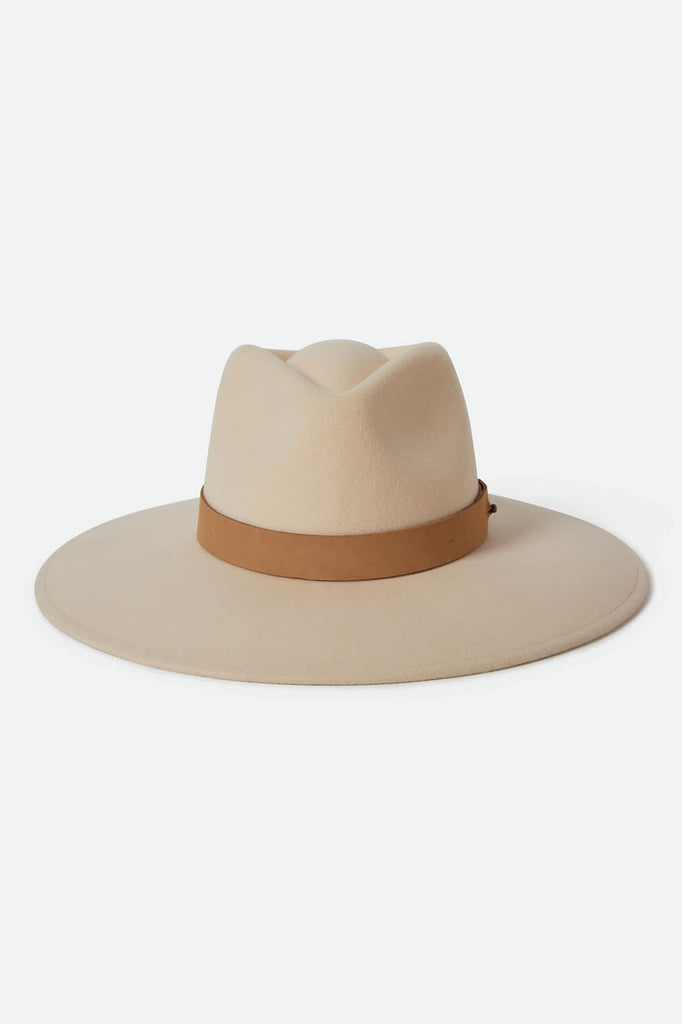 Women's Eleanor Felt Packable Hat in the color Macadamia - Additional Style View