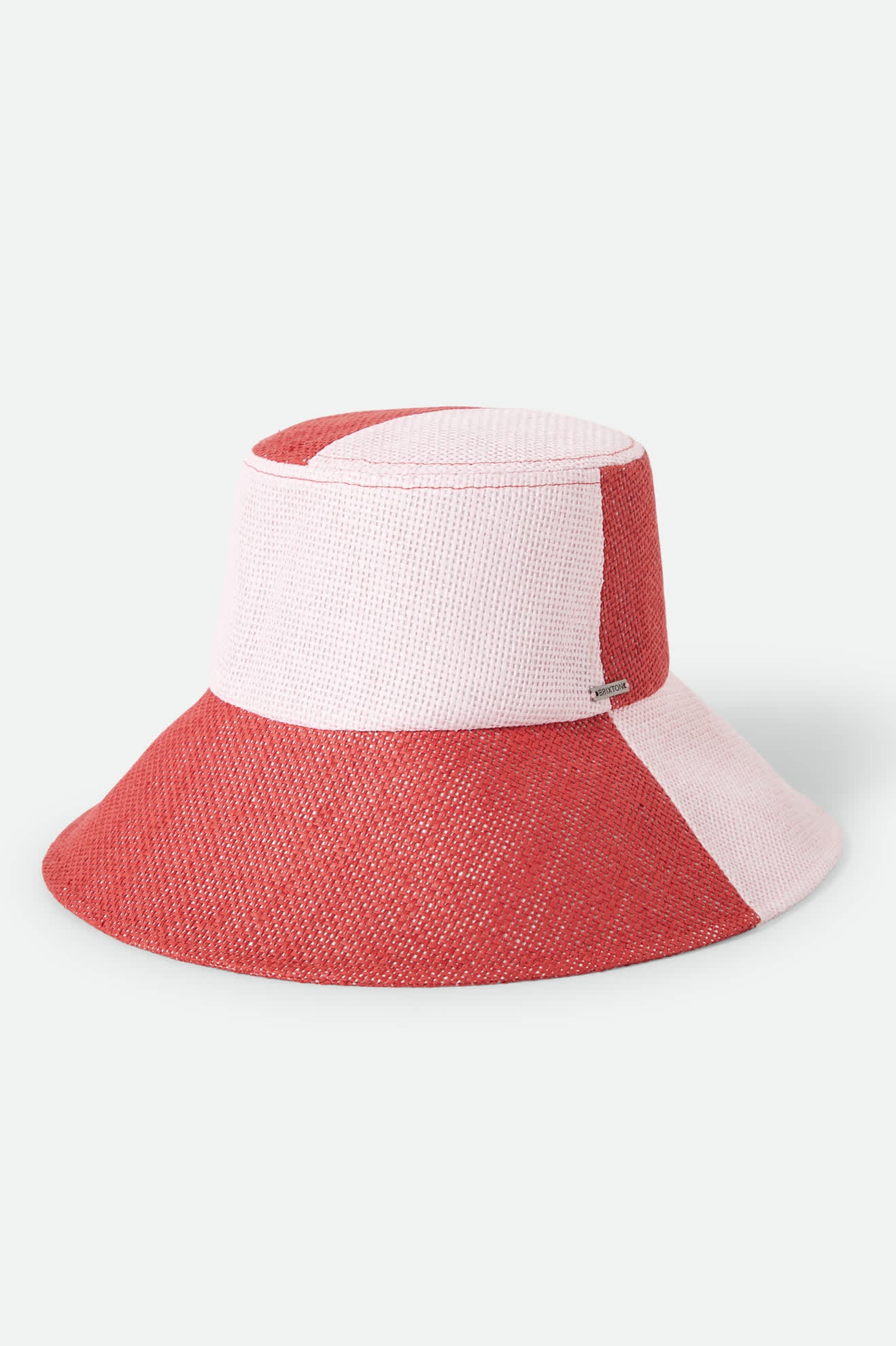 Women's Harmony Packable Bucket Hat in the color Silver Pink/Adrenaline Rush - Front Product Laydown Image