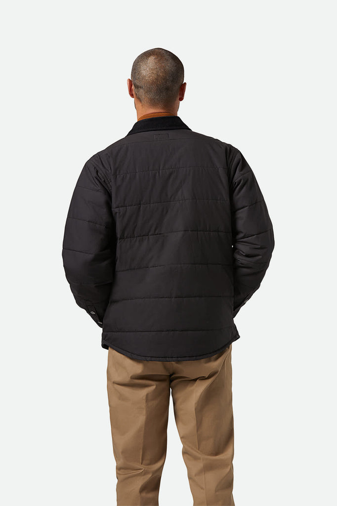 Men's Cass Jacket in the color Black/Black - Men's Back View