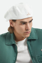 Unisex Barrel Alpha Snap Cap in the color Whitecap - Men's Front View