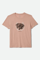 Women's Pony Club Slim Crew T-Shirt in the color Silver Pink - Front Product View