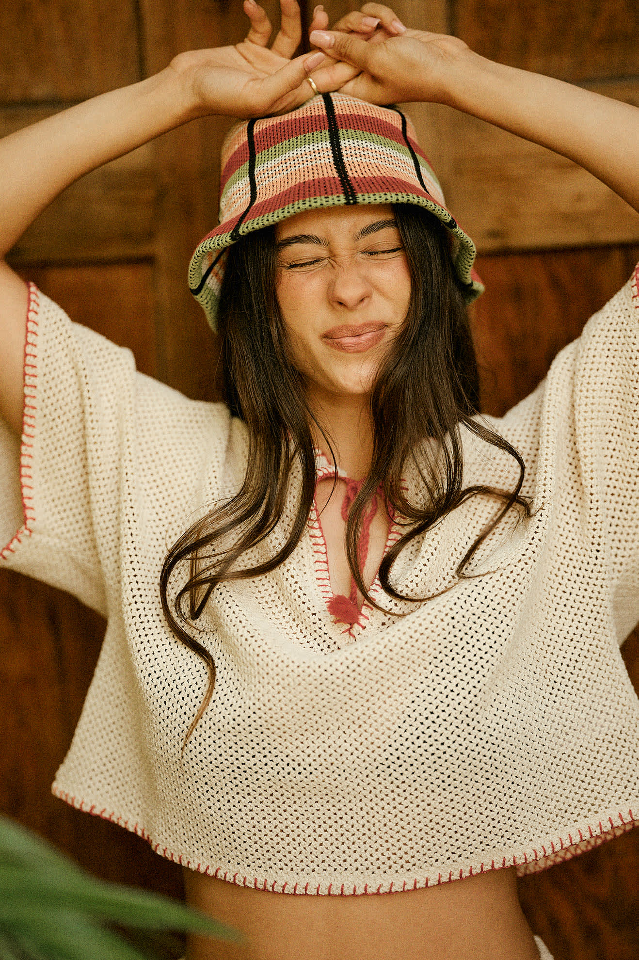 Women's The Crochet Cover Up in the color Timeless Taupe - Women's Lifestyle 2.0