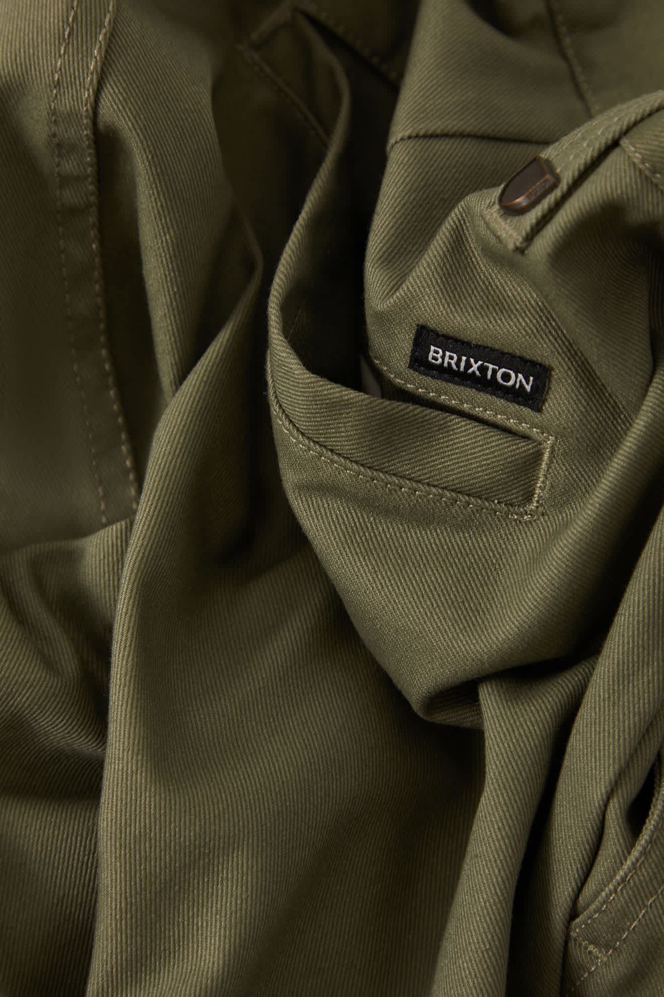 Men's Santo Chino Short in the color Olive Surplus - Additional Laydown image