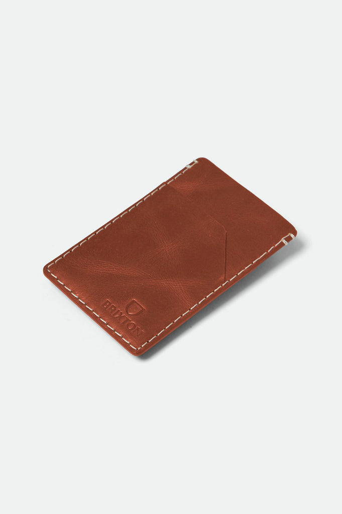 Brixton Unisex Traditional Card Holder - Brown | Main