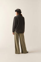 Women's Bagby Jacket in the color Black Heather - Additional Fit image