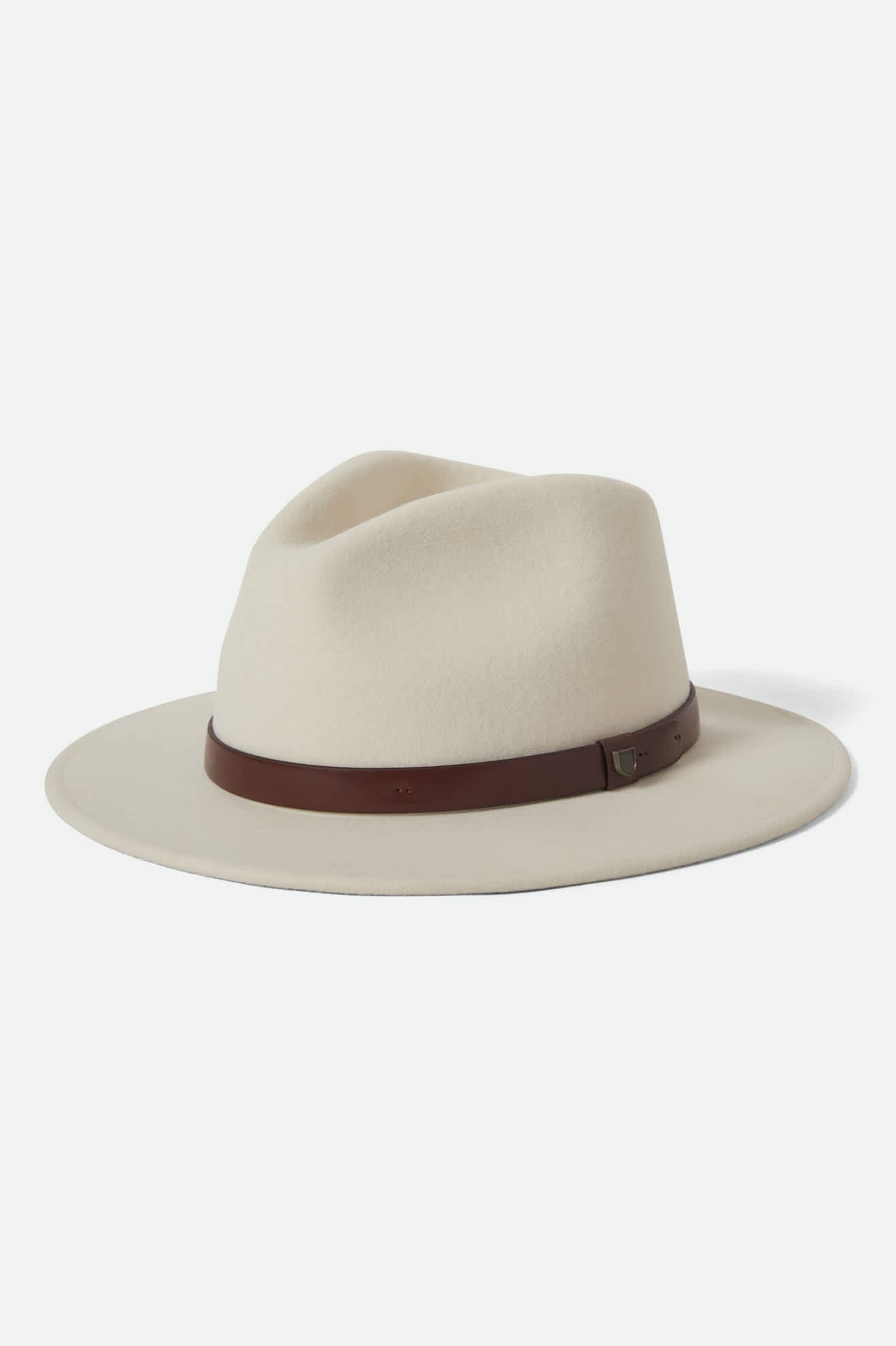 Unisex Messer Fedora in the color Off White - Front Product View