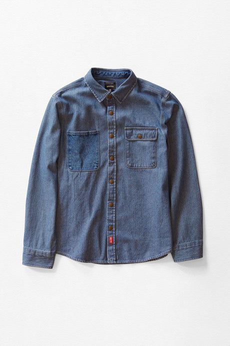 Brixton Men's Reserve Assembly Overshirt - Union Herringbone | Main