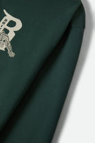 Men's Predator Relaxed Hoodie in the color Primal Green Worn Wash - Additional Laydown image