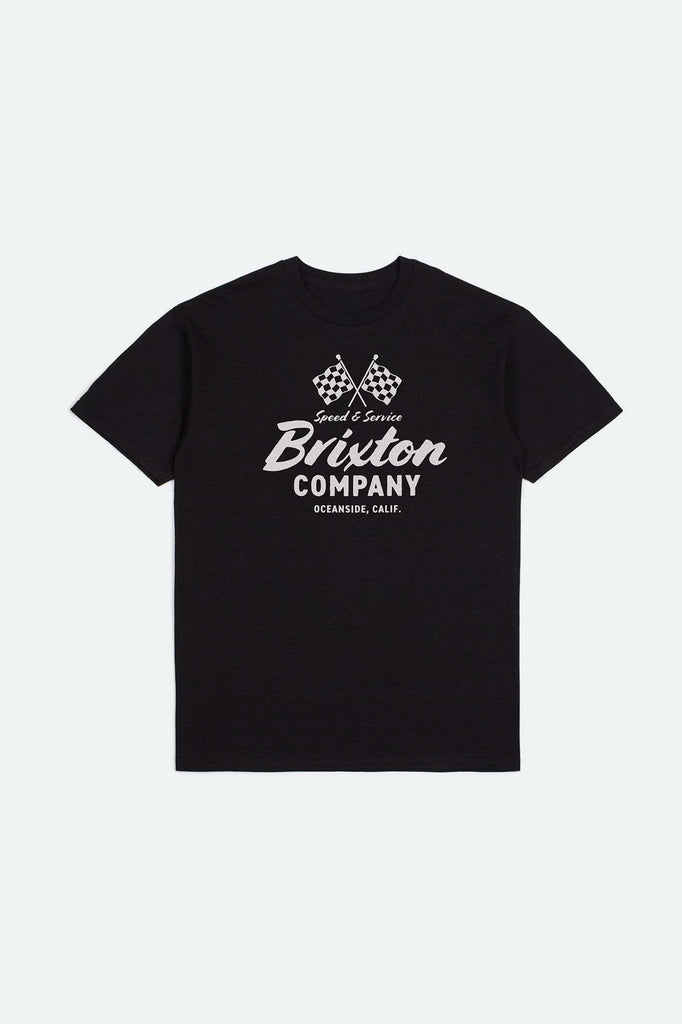 Brixton Men's Wayburn S/S Standard T-Shirt - Black | Main