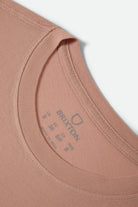 Women's Pony Club Slim Crew T-Shirt in the color Silver Pink - Additional Laydown image