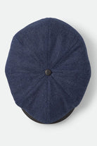 Unisex Brood Baggy Flannel Snap Cap in the color Black Denim/Black - Additional Laydown image