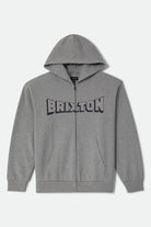 Men's Motorized Full Zip in the color Heather Grey - Front Product Laydown Image