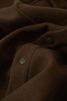 Men's Durham Felted Stretch Jacket in the color Walnut Brown - Additional Laydown image
