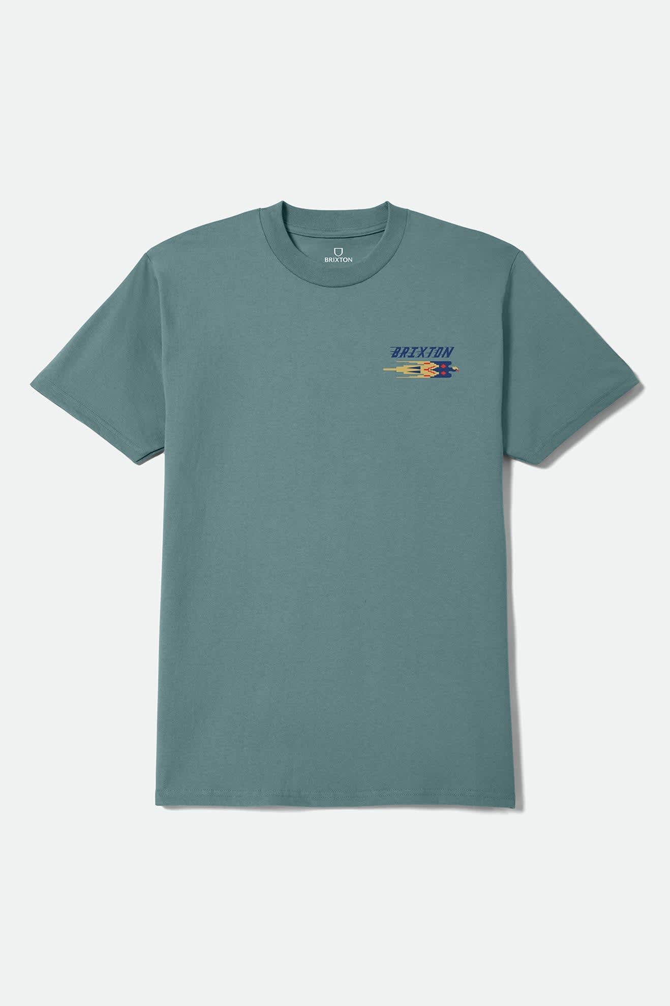 Men's Express Standard T-Shirt in the color Ocean Breeze - Front Product Laydown Image