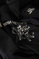 Women's Essex Embroidered Painter Pant in the color Black - Additional Laydown image