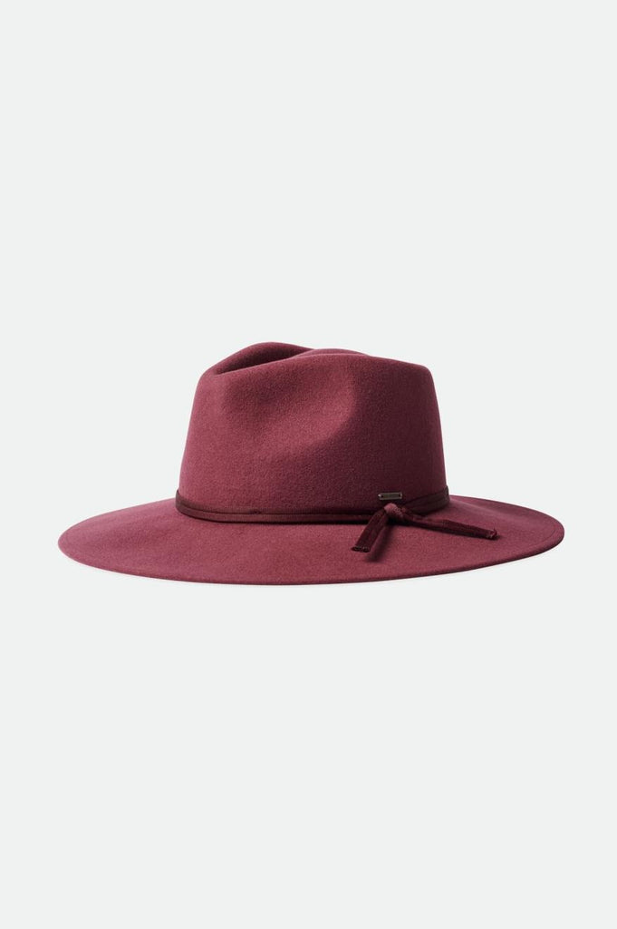 Brixton Joanna Felt Packable Hat - Mahogany