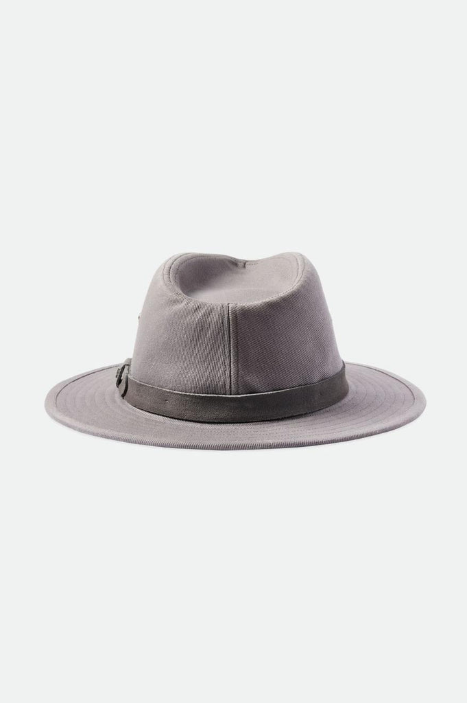 Brixton Messer Utility Adventure Fedora - Grey