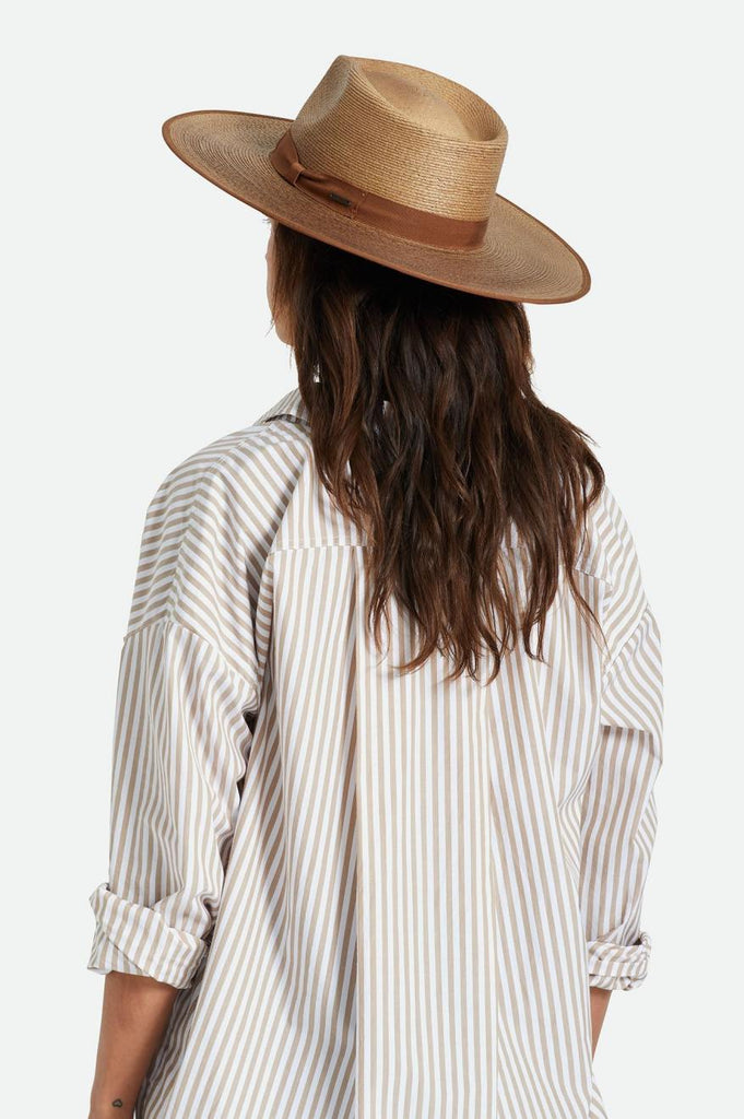 Brixton Jo Straw Rancher Hat Limited - Coffee/Brown Regular Tripilla