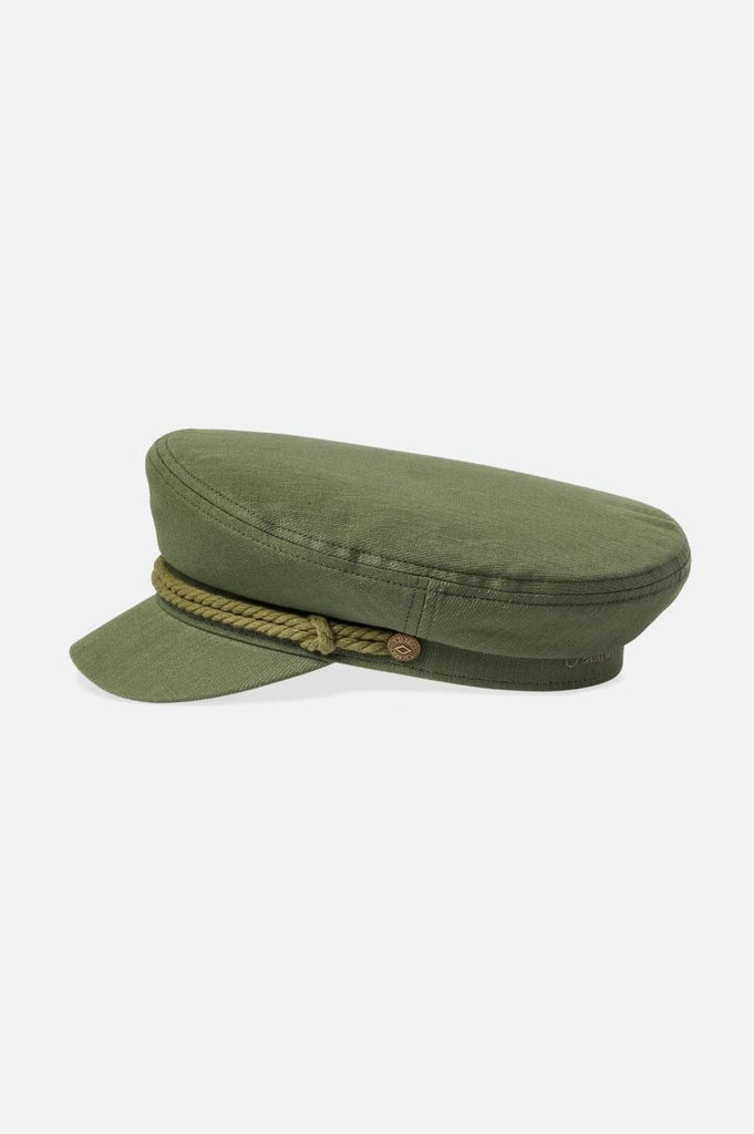 Brixton Fiddler Fisherman Cap - Olive Surplus