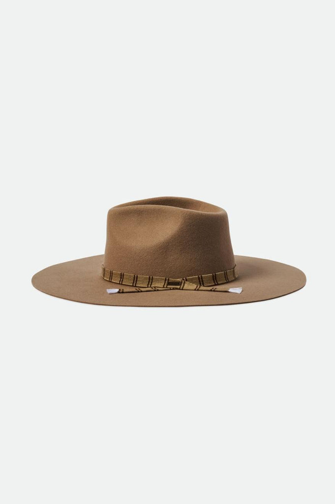 Brixton Leigh Felt Fedora - Sand