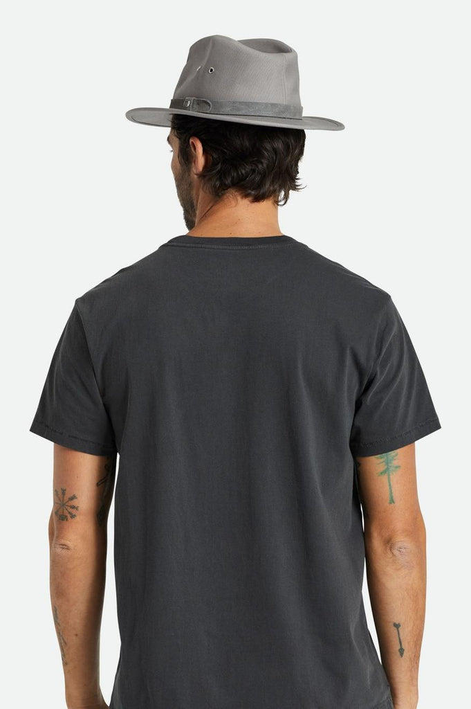 Brixton Messer Utility Adventure Fedora - Grey