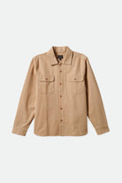 Brixton Men's Bowery Surplus Overshirt - Sand | Profile