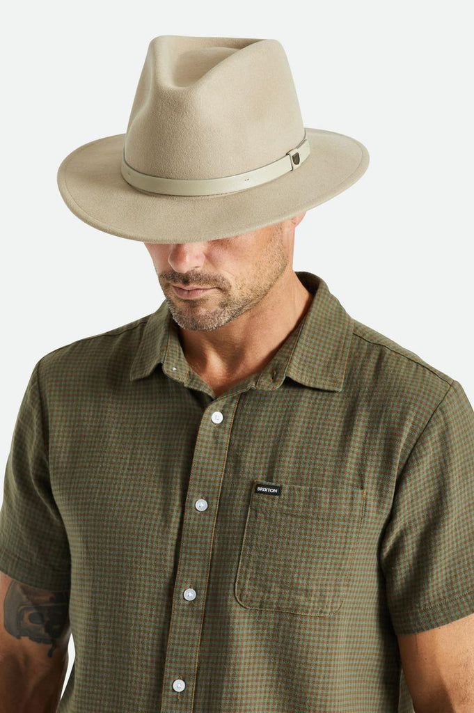 Brixton Messer Fedora - Light Fawn