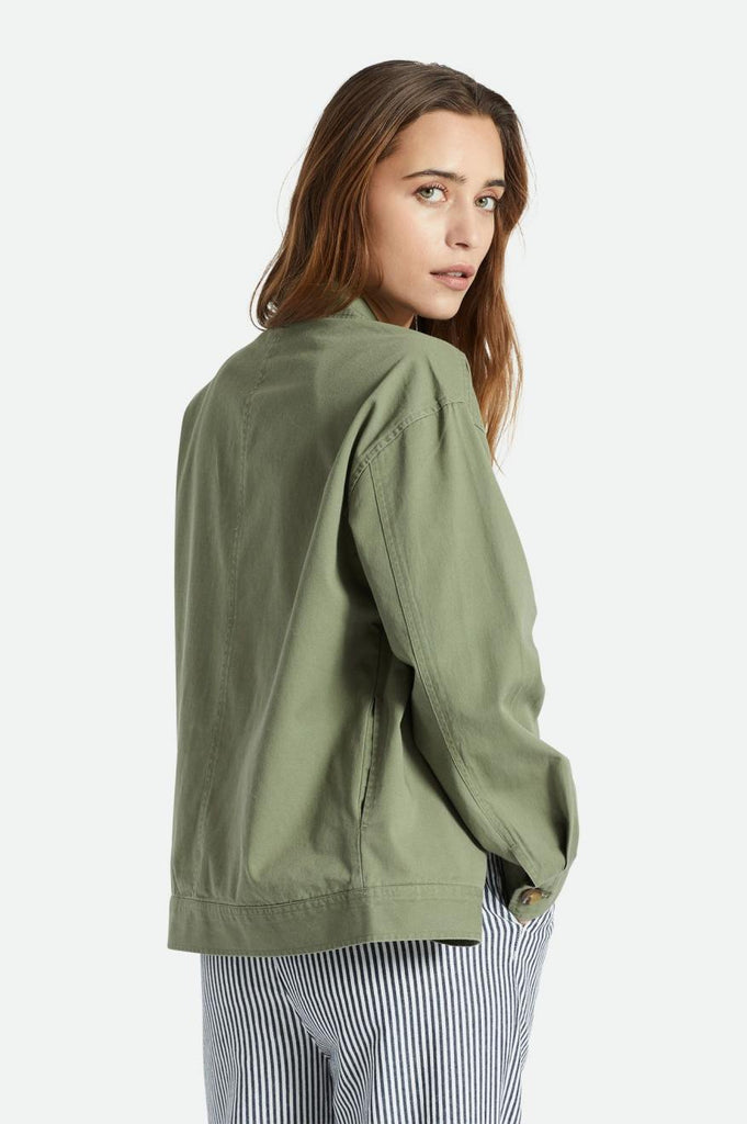 Brixton Stark Trucker Jacket - Olive Surplus