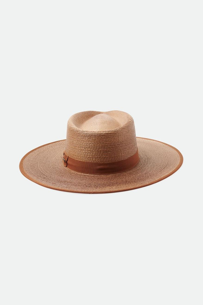 Brixton Jo Straw Rancher Hat Limited - Coffee/Brown Regular Tripilla