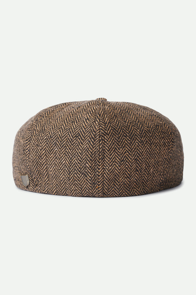 Brixton Unisex Brood Newsboy Cap - Brown/Khaki | Back