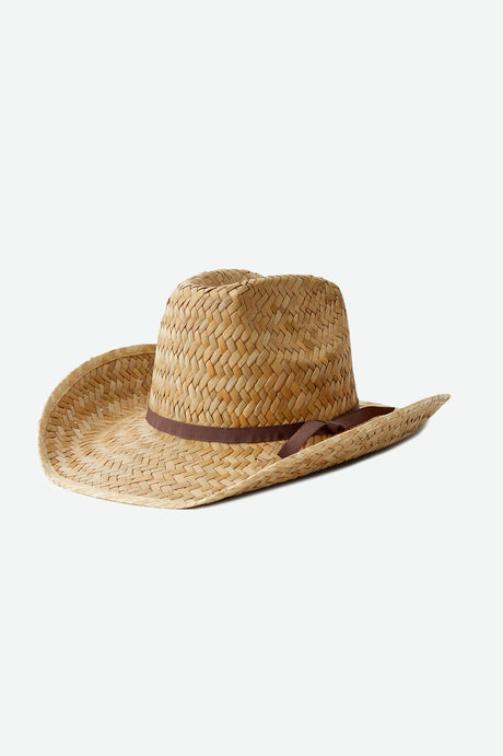 Brixton Unisex Houston Straw Cowboy Hat - Natural | Main