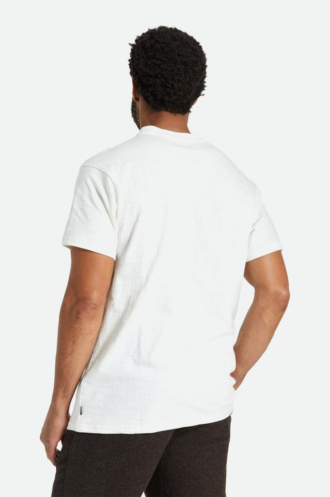 Brixton Basic Slub S/S Henley Tee - Off White