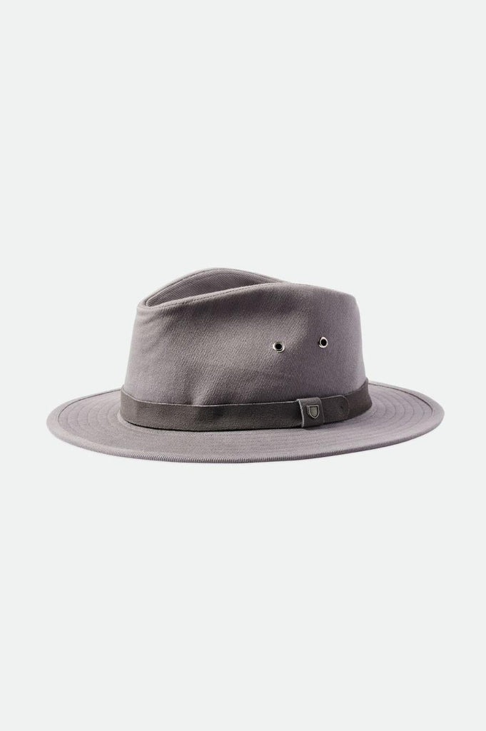 Brixton Messer Utility Adventure Fedora - Grey