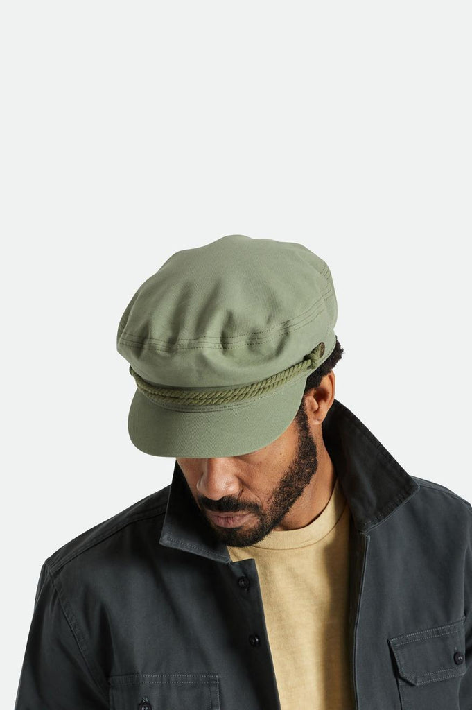 Brixton Fiddler Fisherman Cap - Olive Surplus