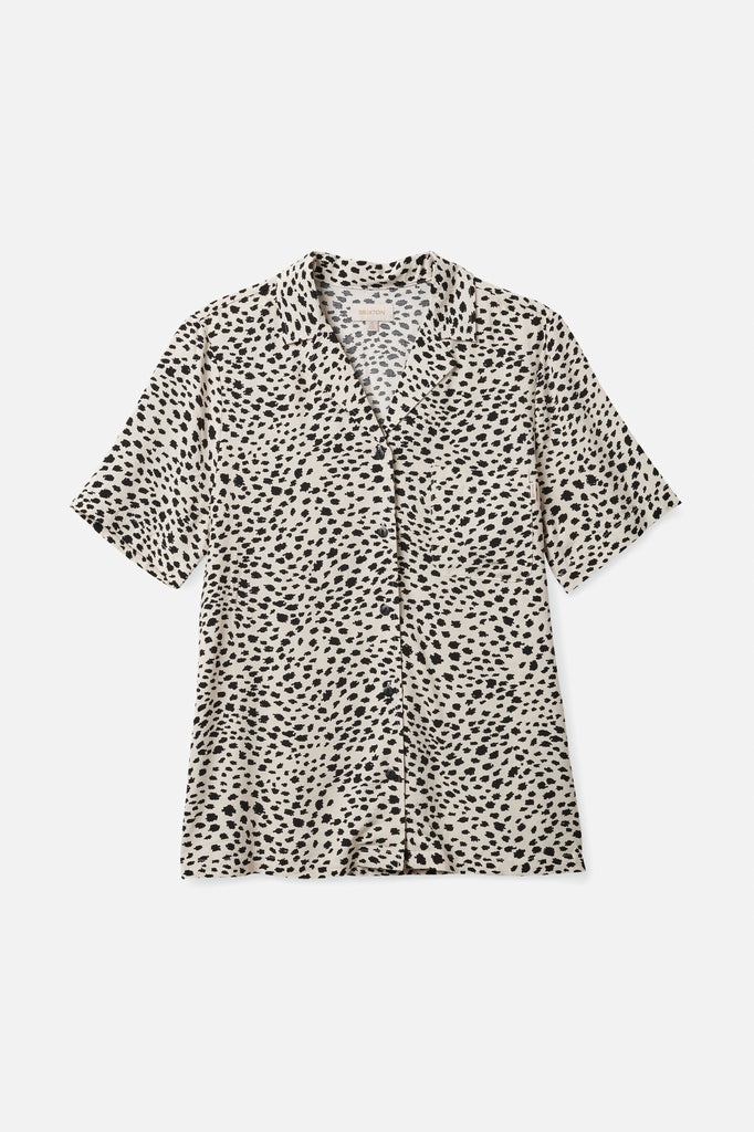 Brixton Bunker Cheetah Boyfriend S/S Woven - Beige