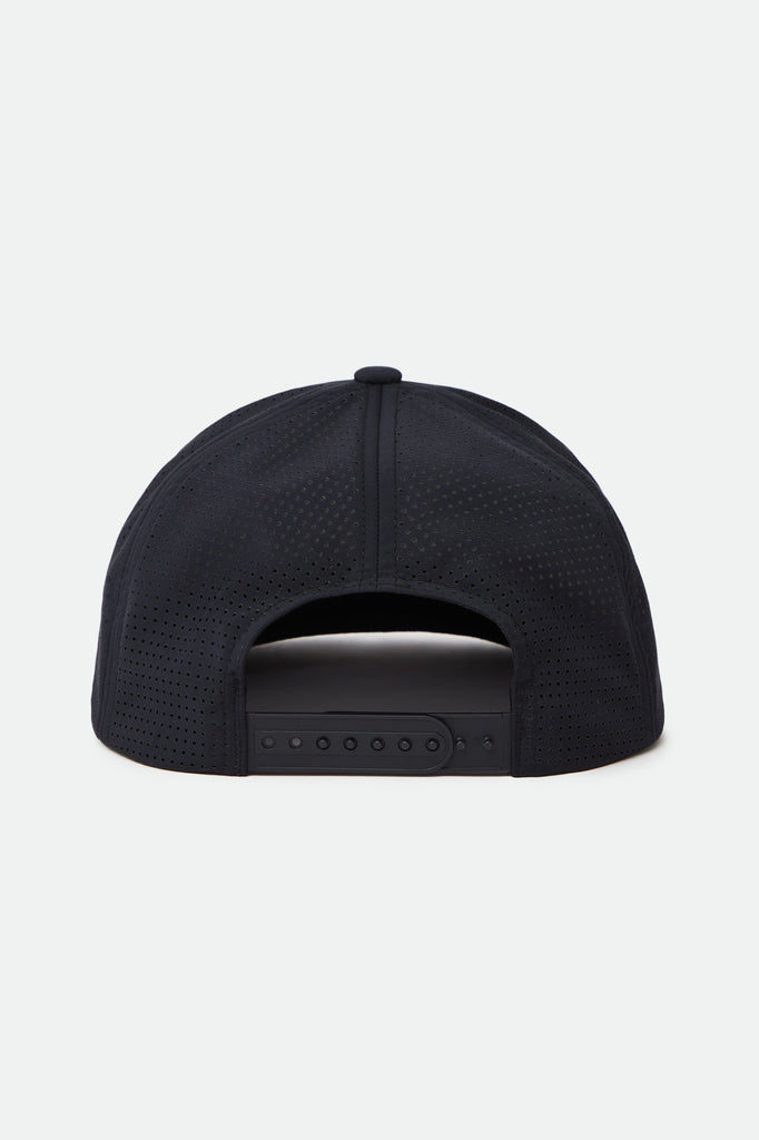 Brixton Men's Crest Netplus Utility Snapback - Black | Back