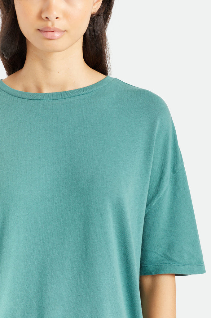 Brixton Oversized Boyfriend Tee - Emerald