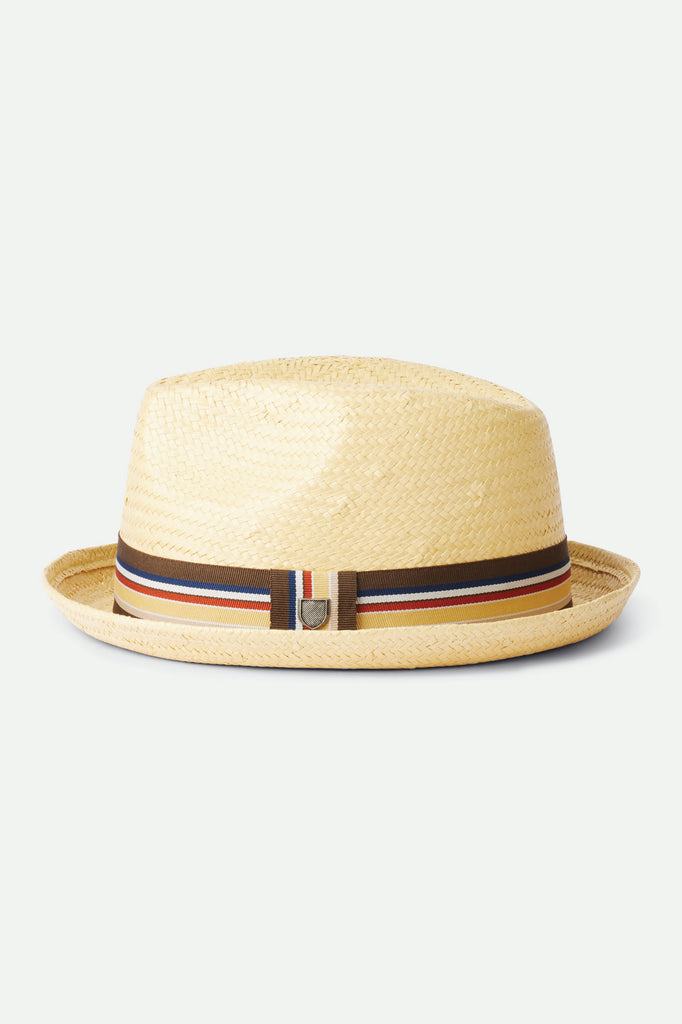 Brixton Unisex Castor Fedora - Tan | Back