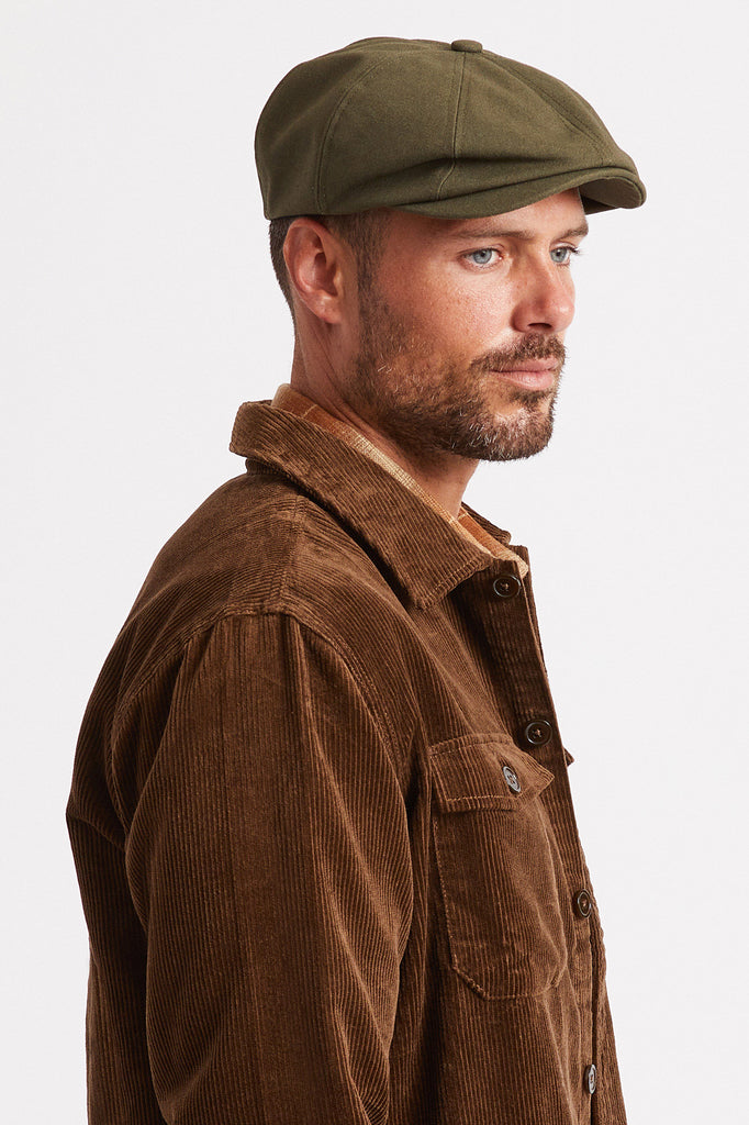 Brixton Brood Reserve Snap Cap - Olive