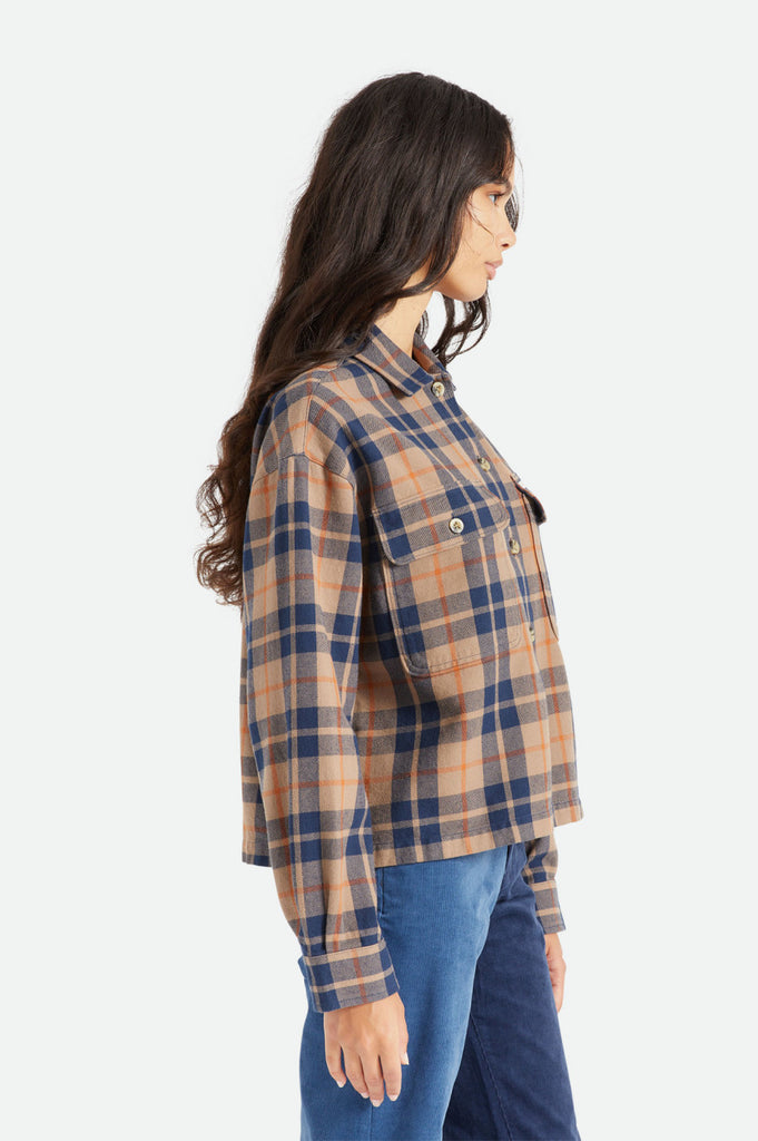 Brixton Bowery Women's L/S Flannel - Pine Bark