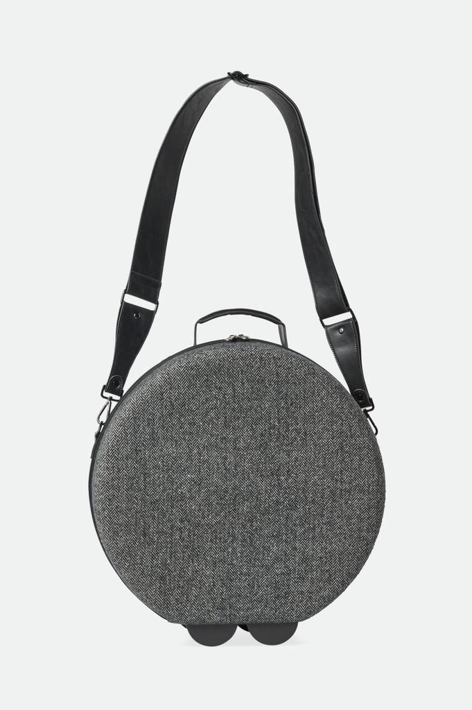 Brixton Unisex Done Proper Fedora Travel Case - Grey/Black | Extra Shot