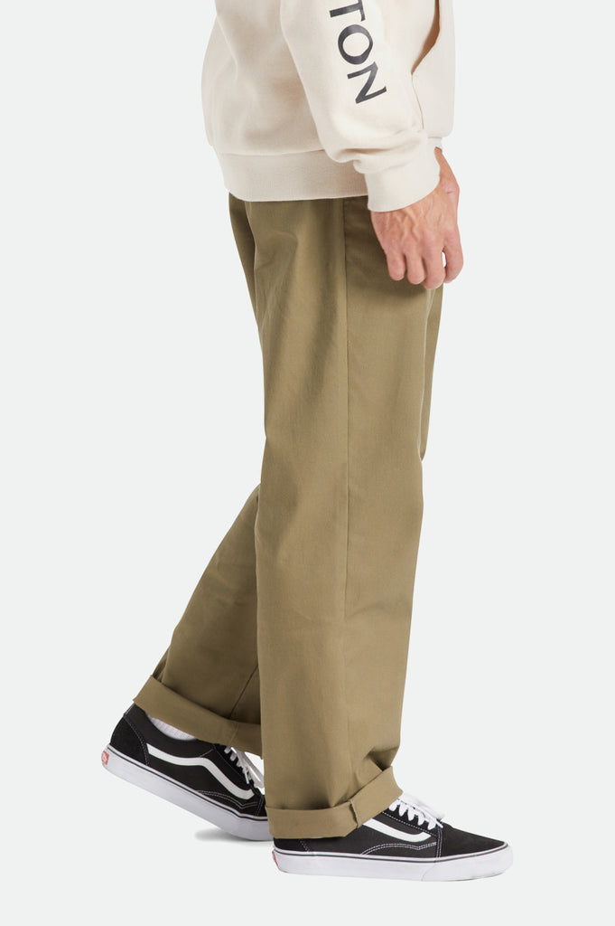 Brixton Choice Chino Relaxed Pant - Military Olive