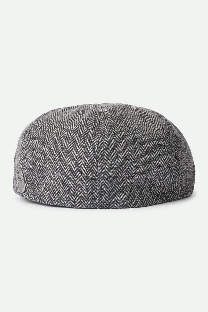 Brixton Unisex Brood Newsboy Cap - Grey/Black | Back