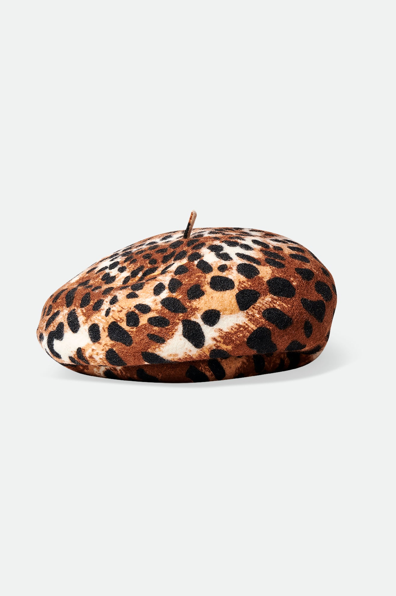 Women's Audrey Beret - Leopard - Front Side