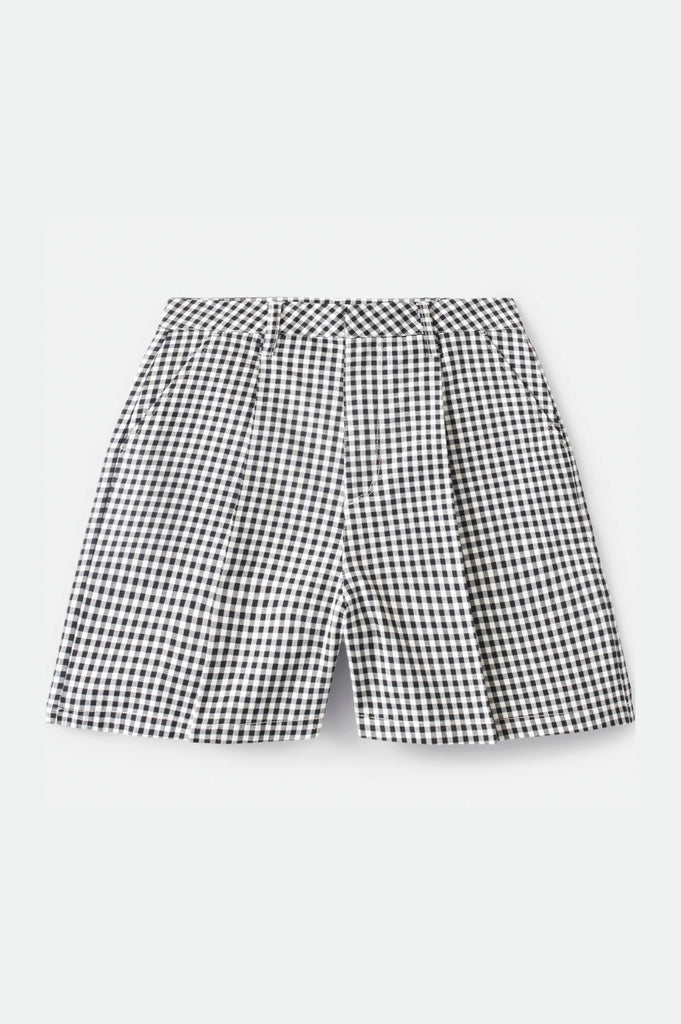 Brixton Victory Trouser Short - Black Gingham