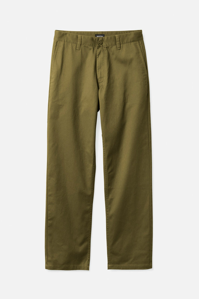 Brixton Choice Chino Relaxed Pant - Military Olive