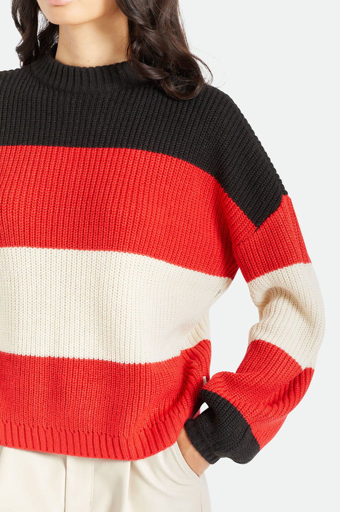 Brixton Madero Sweater - Mars Red