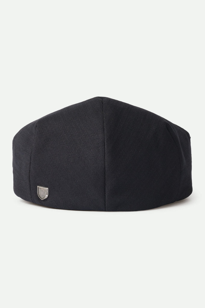 Brixton Unisex Hooligan Flat Cap - Black | Back