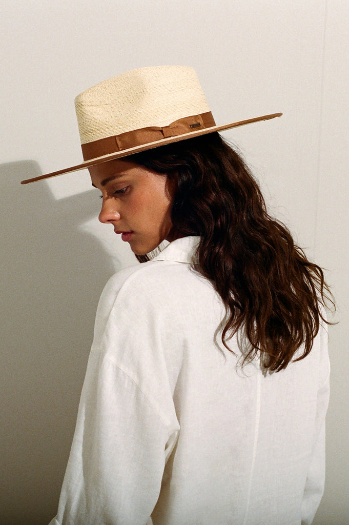 Brixton Jo Straw Rancher Hat - Natural