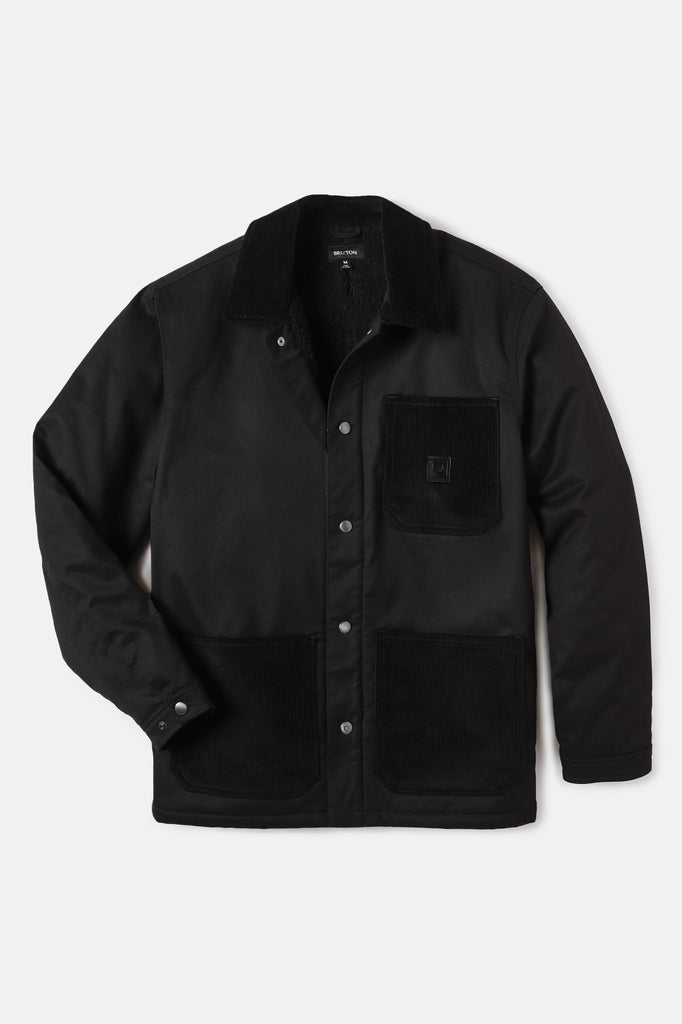 Brixton Survey Utility Lined Chore Coat - Black